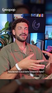 714K views · 10K reactions | Si può bere l'acqua di mare? Durante una live dedicata ai Mecenati - gli abbonati di Geopop - Riccardo ha spiegato perché non è un a buona idea! Scopri di più sul nostro abbonamento https://geopop.it/MCejd | Geopop | Facebook