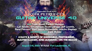 3.2K reactions · 267 shares | Join John Petrucci, Zakk Wylde, Tosin Abasi, Tim Henson & many more for 4 days & nights of shredding on the beach! Register by February 3 and SAVE 10%! | John Petrucci | Facebook