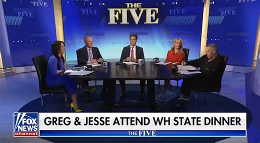 🚨 NEW: Fox’s @greggutfeld and @JesseBWatters reveal how their trip to last night’s State Dinner with King Charles and President Trump went: “It was my first State Dinner, might be my last! The after party was insane, Jesse wasn’t invited!”Jesse was stopped at security: “I got my wife’s birthday wrong. We had to stand for five minutes and the woman said ‘don’t worry, every member of Fox screwed up their paperwork!’ I saw @BretBaier and he said ‘yeah I put my wife’s birthday down wrong too!’ Then