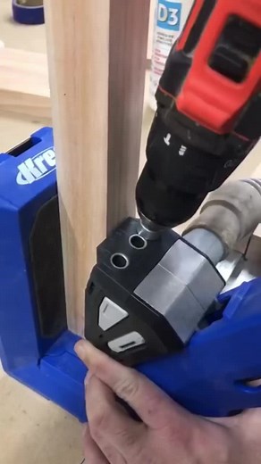 152K views · 312 reactions | Build faster than ever with the 720 Pocket-Hole Jig! Automaxx® dual-action clamping technology helps you save time and effort by simultaneously clamping your workpiece and automatically adjusting to the exact thickness of your material.: @eltallerdenino | Kreg Tool | Facebook