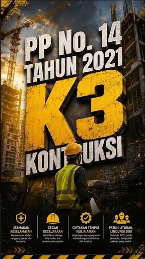 Peraturan Pemerintah PP No. 14 Tahun 2021 K3 Konstruksi