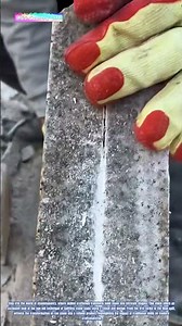 Craftsmanship in Stone: Splitting Slabs with a Chisel and Wedge