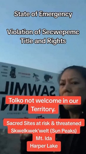 99 reactions · 11 comments | ❌Stop logging our sacred sites❌ The INAC...