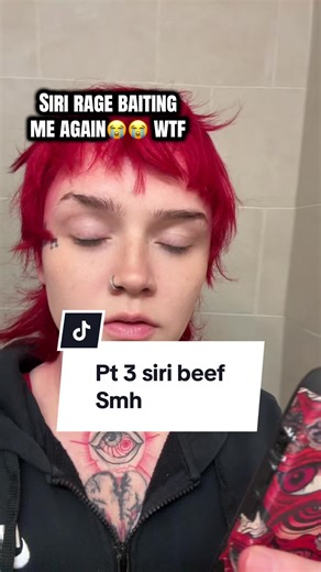 Im so done !!!!! Like fr #paint #hurt #siri #beef | siri