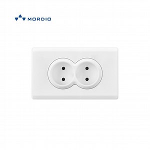 [Hot Item] Waterproof Double Socket European Socket for Home