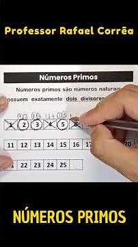 NÚMEROS PRIMOS e NÚMEROS COMPOSTOS! O que são e como identificá-los?