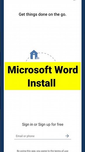 Microsoft Word App Install On Android #microsoftword #install