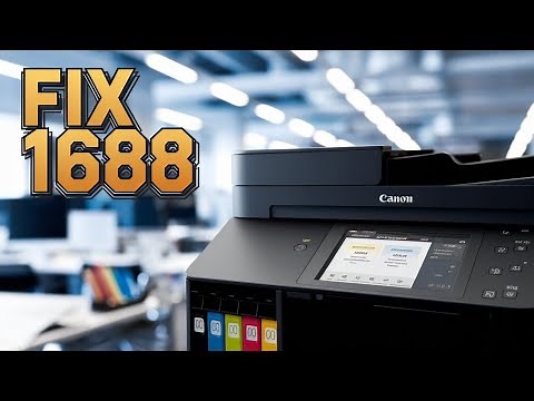 How To Fix Check Ink 1688 Error On Canon PRINTERS