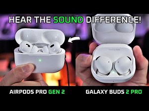 AirPods Pro Gen 2 vs Samsung Galaxy Buds 2 Pro Sound 🔥 Hear the difference!