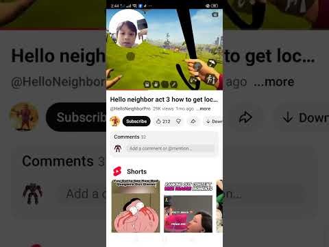 Watching how to get a lockpick in hello neighbor act 3_