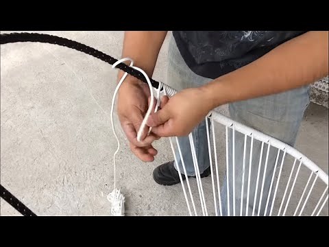 HOW TO WEAVE A LARGE ACAPULCO CHAIR