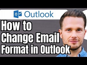 How To Change Email Format In Outlook