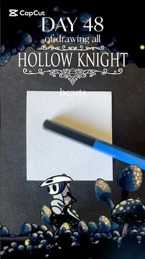 Hollow knight drawing (SILKSONG IS HERE) - Shrumal Warrior