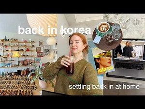 back in seoul and it's bittersweet 📮 life in korea vlog (my apartment, cafes, stationery shops)