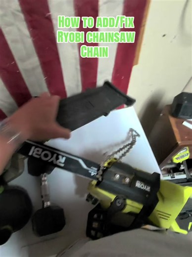 Add or Fix Ryobi Chainsaw Chain - Step-by-Step Guide