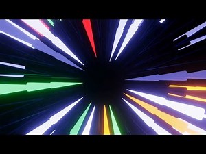 Colorful Lights Flashing Disco Party Colors Neon Night Video