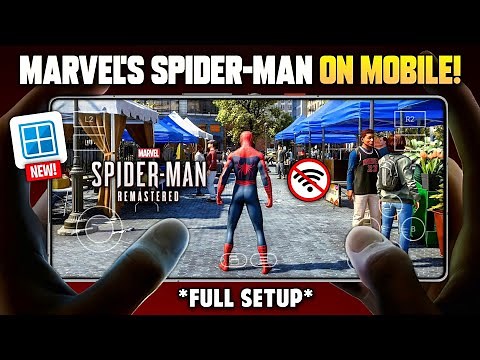 🔥 Play Marvel's Spider-Man Remastered on Mobile Offline! (Android) | Winlator CMOD V13.1 Full Setup
