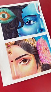 15K views · 182 reactions | Captured Radhakrishna’s love ❤️ In a stunning ball pen masterpiece! ✍️ @fineartsguruji Watch their eternal bond come alive with every precise stroke and colorful swirl of ink. The ball pen dances across the paper, weaving a soulful symphony of intricate art and devotion!  #RadhaKrishna #BallPenArt RadhaKrishna, BallPenArt, ArtProcess, InkSketching, ColorfulBallPen, PenArtTechniques | Fine Arts Guruji | Facebook