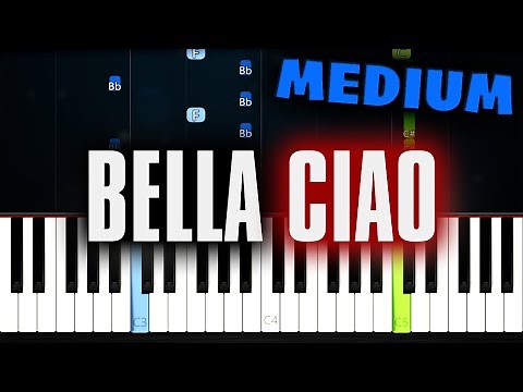 Bella Ciao - Piano Tutorial (MEDIUM)