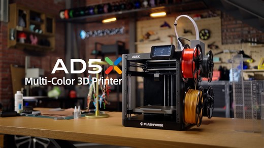 4 spools, 1 machine, limitless prints. Flashforge AD5X is ready for the X-Maker Global Carnival. 🎉 Join the celebration on June 9. #3dprinting #3dprinter #Flashforge #XMakerCarnival | Flashforge