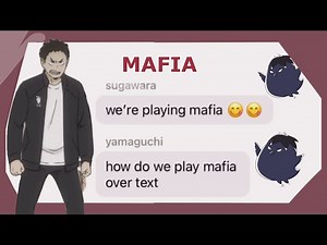 mafia // haikyuu texting story