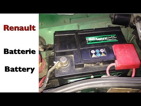 Batterie wechseln - Battery change - Renault Megane