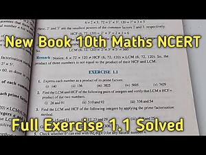 Class 10 Maths | Chapter 1 | Exercise 1.1 | Real Numbers | NCERT New Book