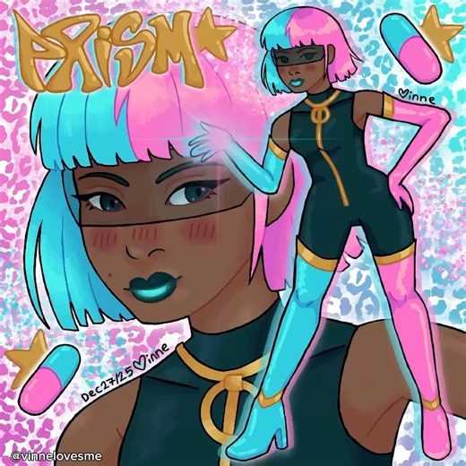 PRISM - rendering practice 27 #rendering #speedpaint #dispatch #digitalart #fanart #render