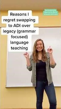 Acquisition Driven Instruction and Comprehensible Input in World Language Class Class