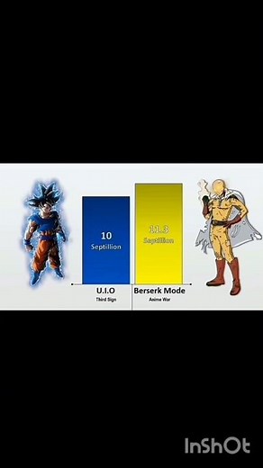 Goku vs Saitama (part 2)#goku #saitama #onepunchman #dragonball