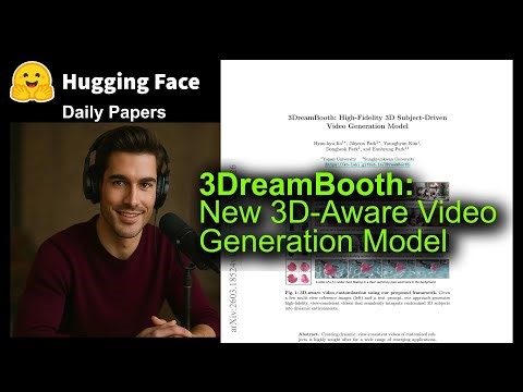 3DreamBooth: New 3D-Aware Video Generation Model