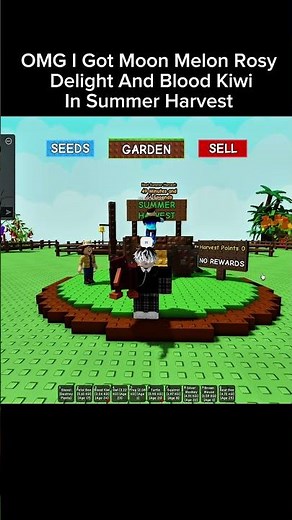 OMG I Got Moon Melon Rosy Delight And Blood Kiwi In Summer Harvest #growagarden #growagardenupdate