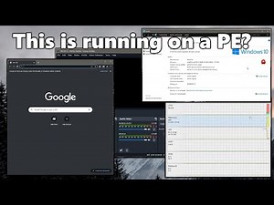 Using a custom Windows PE as a desktop OS by using my favorite software on it!