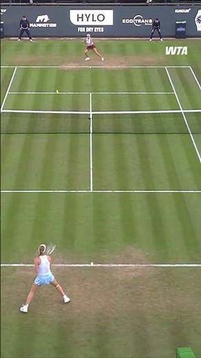Smooth sailing in the first set for Samsonova 💁‍♀️#WTA #BTO #LiudmilaSamsonova