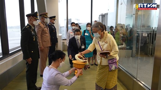 Her Royal Highness Princess Maha Chakri Sirindhorn of the Kingdom of Thailand commences her three-day Official Visit to the Philippines as she arrives at the Ninoy Aquino International Airport (NAIA) Terminal 1 in Pasay City on July 24, 2024. The visit of Princess Sirindhorn underscores the further strengthening of ties between the Philippines and Thailand, particularly in the education sector, as Her Royal Highness checks on the development of schools that is part of a collaborative project on 