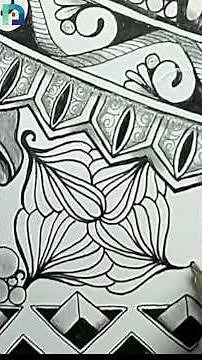 Day31 ~ Inktober Tangles 2025 ~ 'idoZ' by Zentangle Inc.