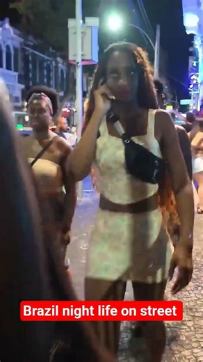Brazil night life on the street