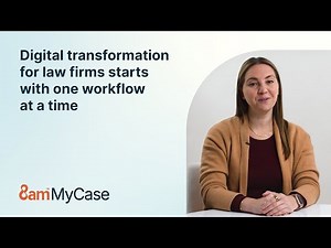 Digital transformation for law firms starts with one workflow at a time