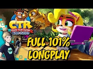 Crash Team Racing Nitro Fueled - 101% Adventure Mode Longplay Walkthrough! All Platinum Relics!