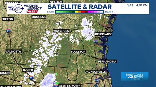 Meteorologist Ross Mummah shares the latest on the front, as temperatures are set to drop into the 20s tonight with wind chills in the teens. | First Coast News