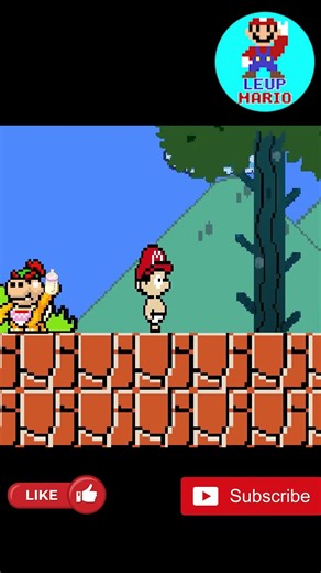 Tiny Mario vs Tiny Bowser