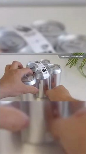 KHS Nature MultiPack – the sustainable packaging system with dots of adhesive instead of shrink film