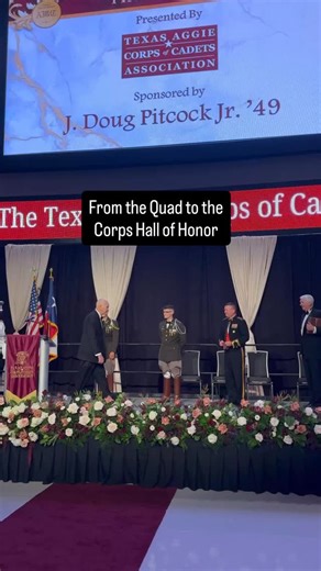A proud moment for Henry J. Ostermann ’72 receiving the Corps Hall of Honor medal and certificate at this weekend’s gala. A lifetime of service to the Corps and the Aggie family—well earned. We are proud of all the recipients honored this past weekend at the 2025 Corps of Cadets Hall of Honor Gala. Thank you for your leadership and service. 👏Gig ’em! | Texas Aggie Corps of Cadets Association