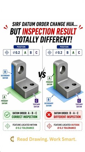 Why Datum Order Matters in GD&T | Simple Explanatio