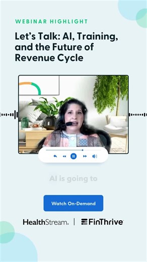 #revenuecyclemanagement #healthcareai #rcm | HealthStream