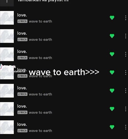Lagu Love Wave to Earth: Intros dan Lirik