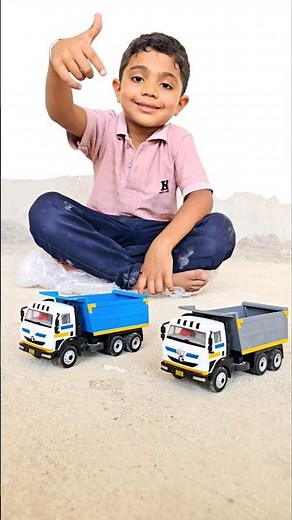 New Tata Dumper Tipper Truck Unboxing | CS kids Toy