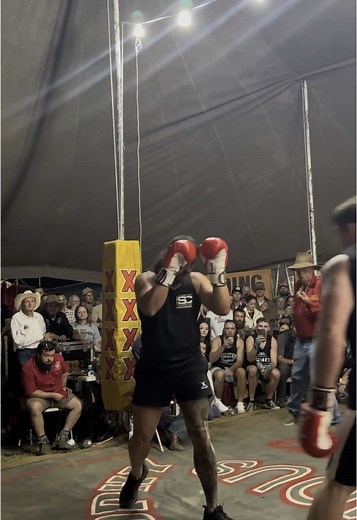 Aussie Outback Tent Fights with Bruiser