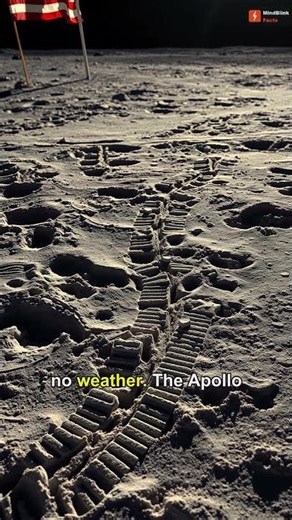 The footprints on the Moon will likely remain intact for at least 100 million years due to the absen