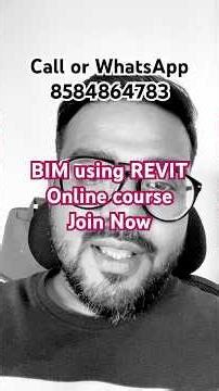BIM using REVIT Online Course #bim#revit#revitbim #shorts